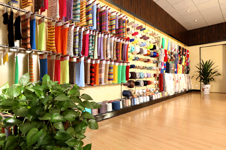藍美紡織展廳